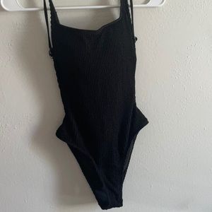 Black one piece
